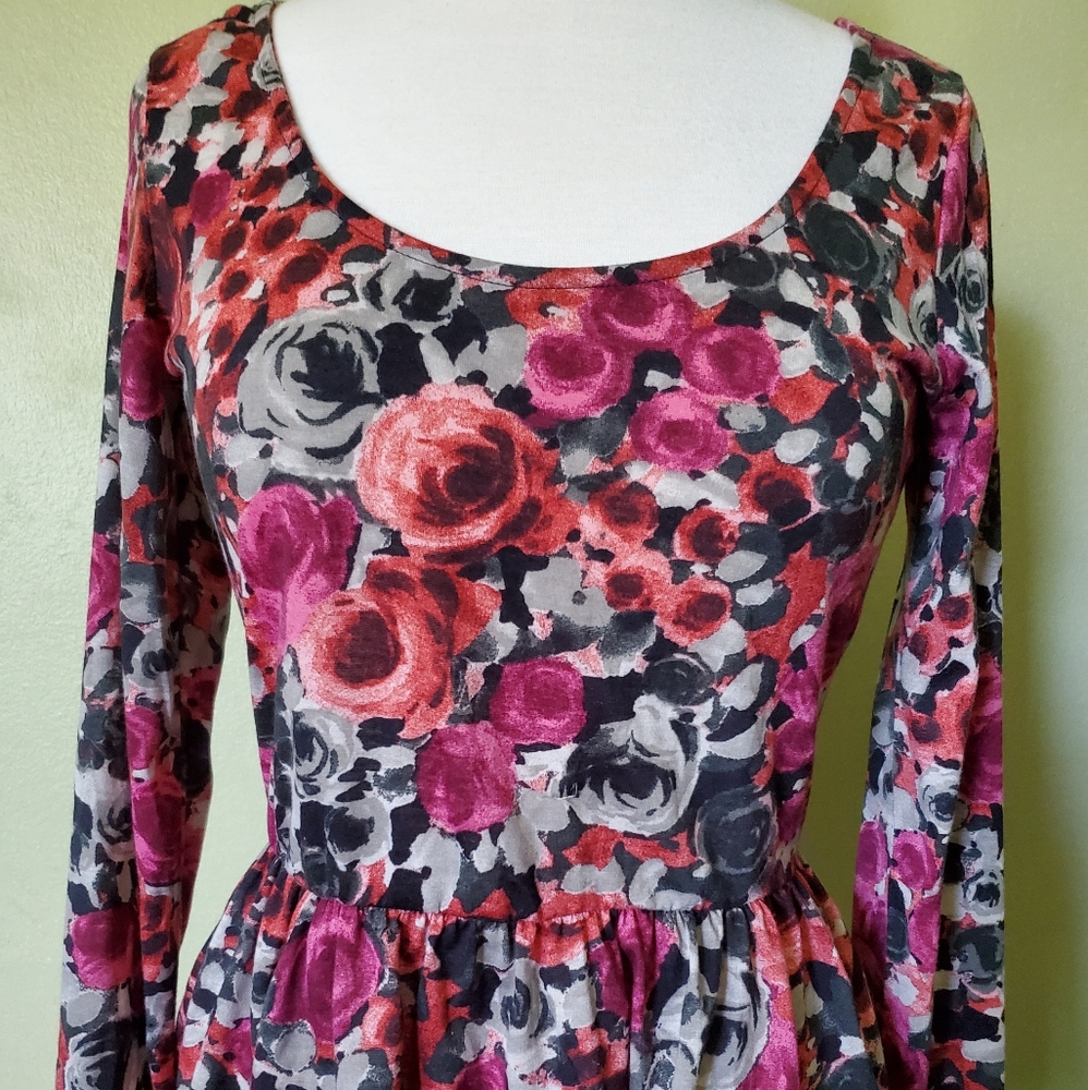 Floral Peplum Top